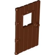 Lego Door 1 x 4 x 6 with Window, Wood Structure, Tight Window Hold