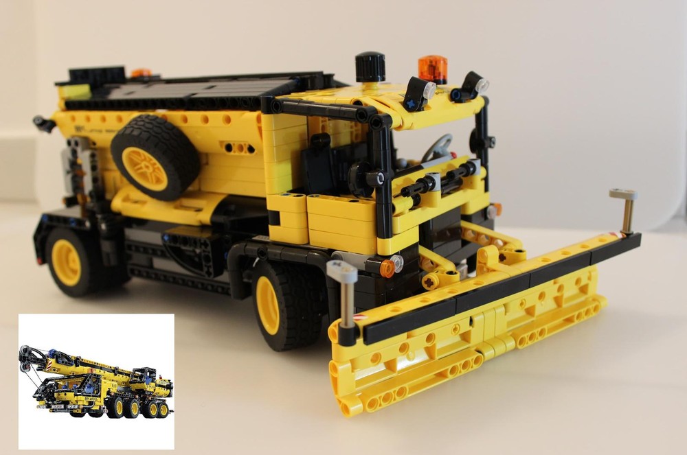 Lego Snow plough and sand spreader