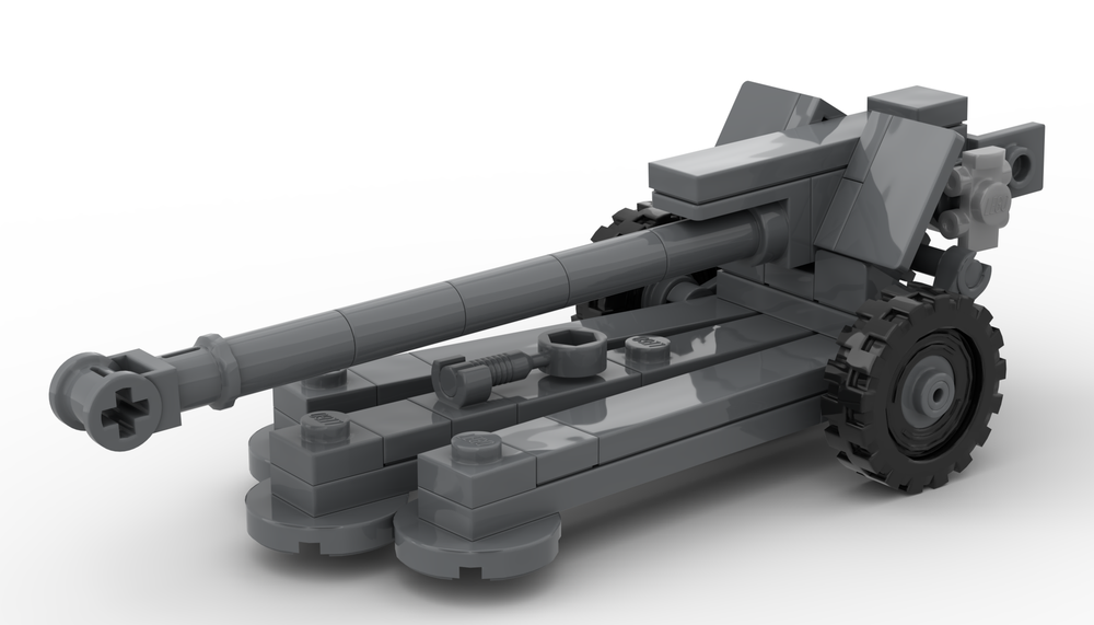 Lego 122 mm 2A18 (D-30) (1:45 scale)