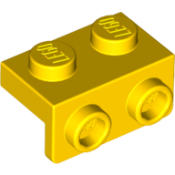 Lego Bracket 1 x 2 - 1 x 2 / Yellow