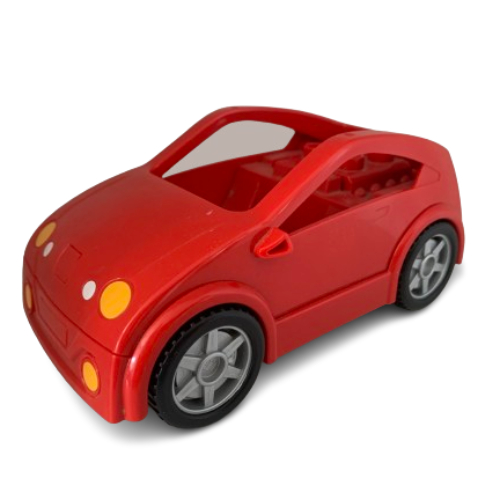 Lego Duplo Car Coupe with Red Base, Headlights