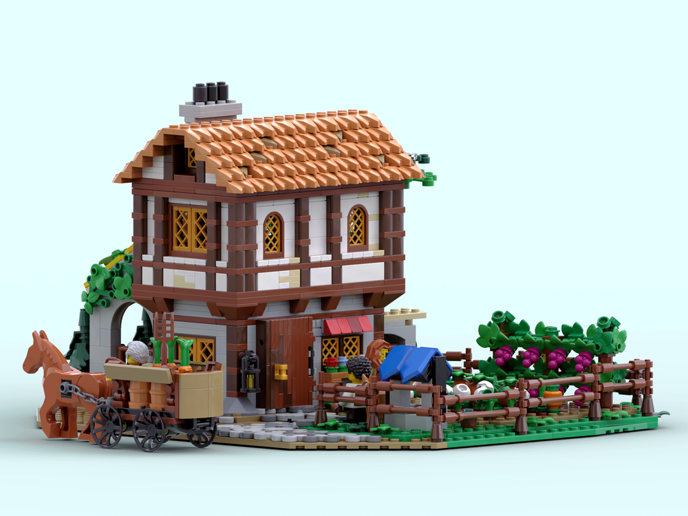 Lego Medieval farm