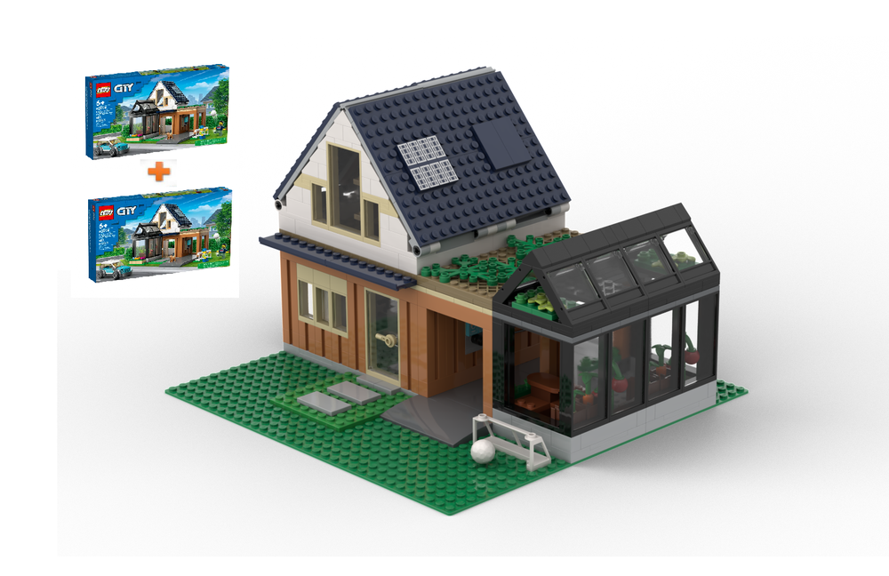 Lego Family House - Modification of 2x Sets 60398