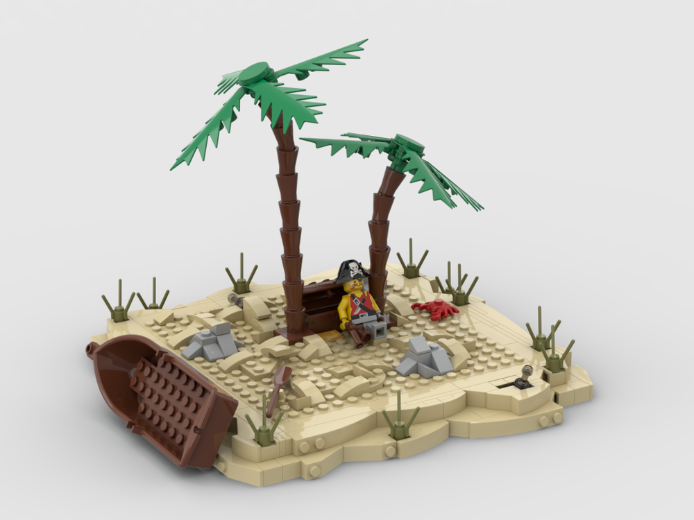 Lego A lonely island - Pirate