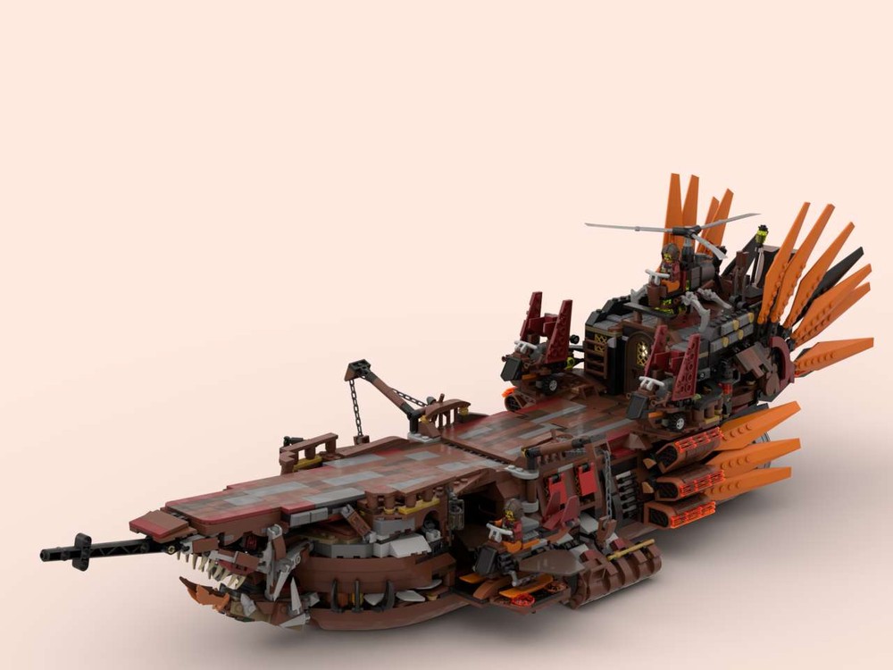 Lego Steampunk Pirate Aircraft Carrier "The Punk Shark"