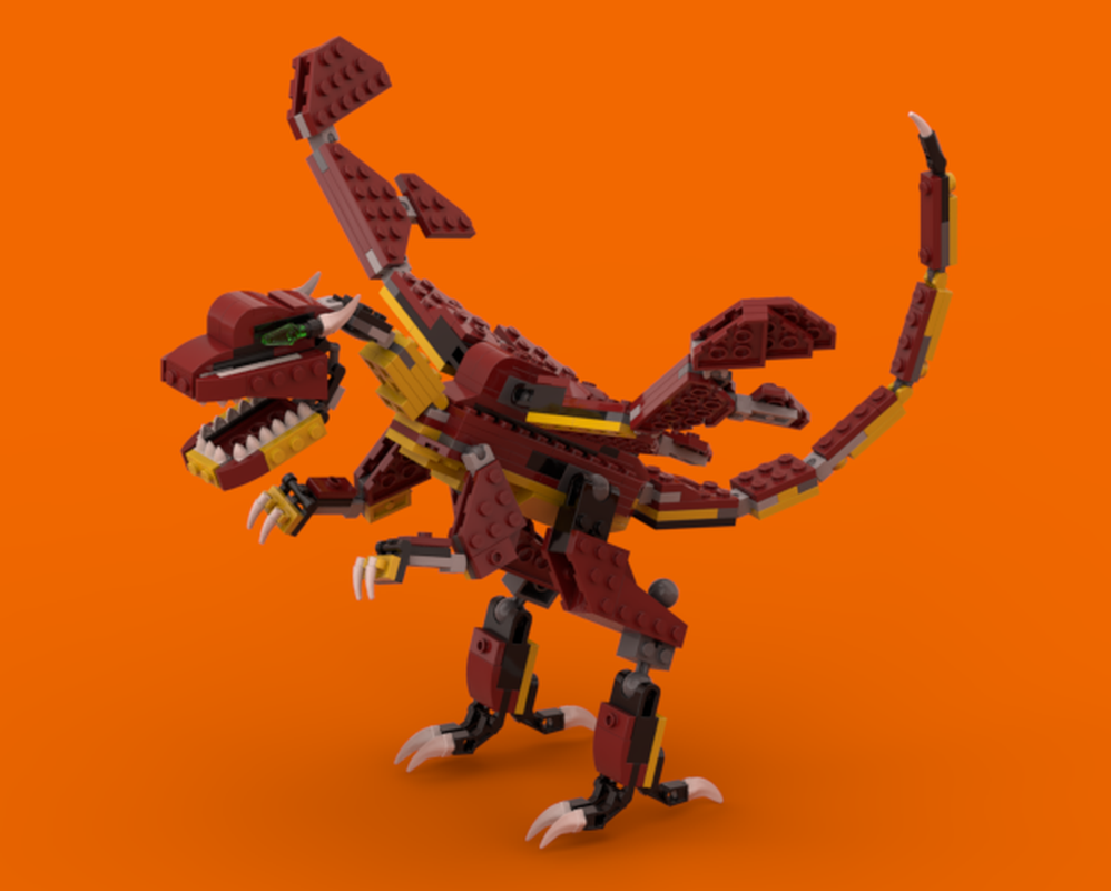 Lego mega dragon 2.0 4 to 1 31073 + extra piecies