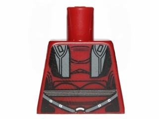 Lego Torso SW Darth Revan Armor Pattern / Dark Red