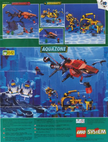 Lego 1996 Mini Aquazone North America (4.103.772-NA)