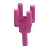 Lego Bar, 4 Top Bars, Palm Tree Top / Medium Dark Pink