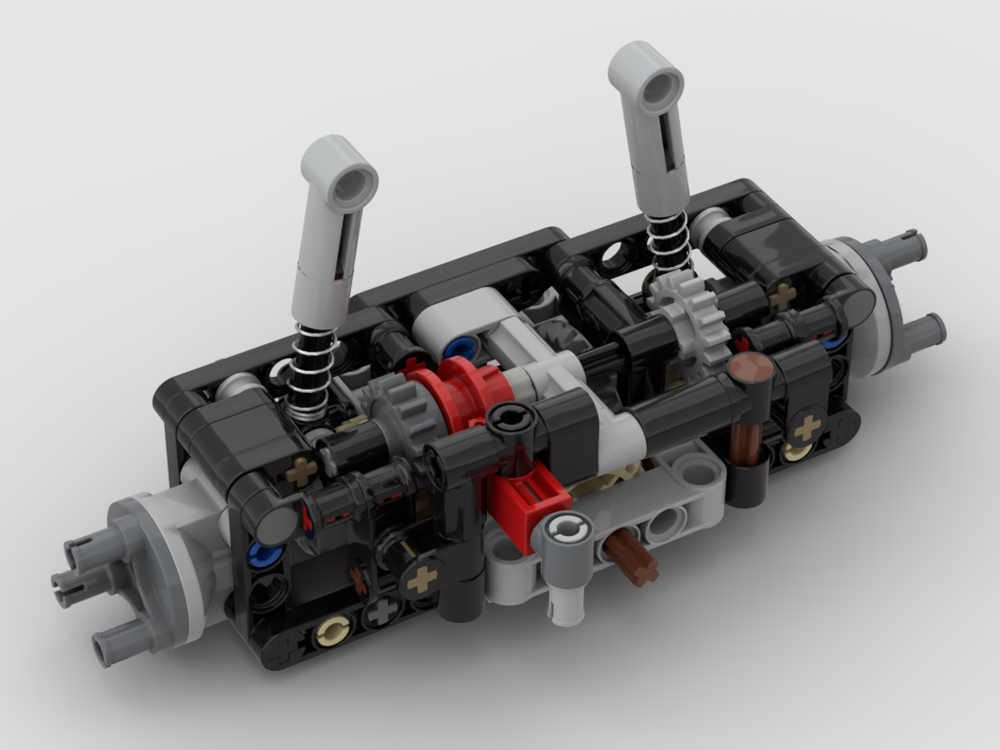 Lego 13 Stud Front & Rear Axles with Diff Lock