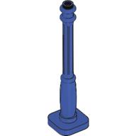 Lego Lamp Post 2 x 2 x 7 with 6 Base Flutes / Violet