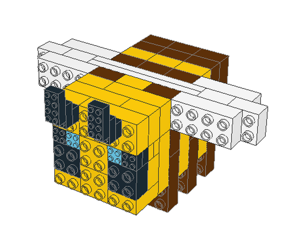 Lego Minecraft Bee