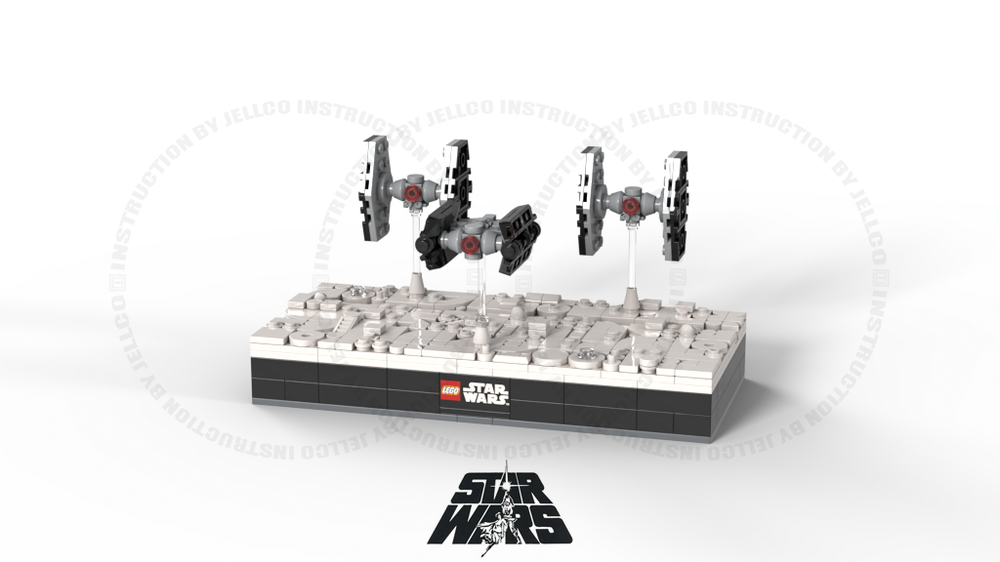 Lego Micro Diorama : Battle of Yavin T.I.E Squadron Desktop Version