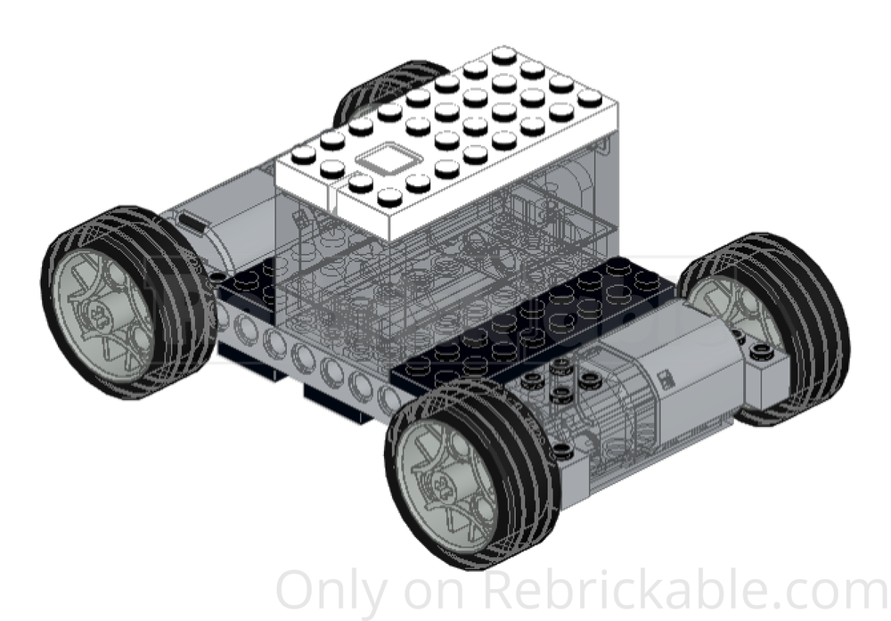 Lego Simplest RC Car