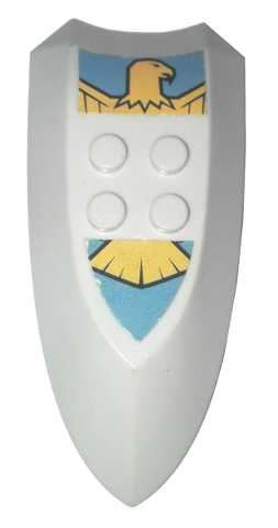 Lego Large Figure Shield, Jayko (Nestlé Promotional) with Eagle Pattern (Stickers) - Set 4944