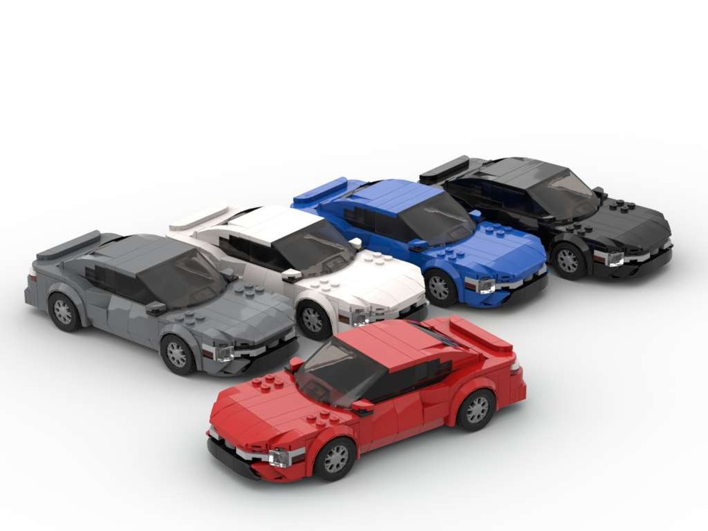 Lego Toy Camry - Set of Six - 8 Stud Speed Champions