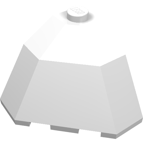 Lego Brick Wedged, Sloped 3 x 3 x 2 Facet Top