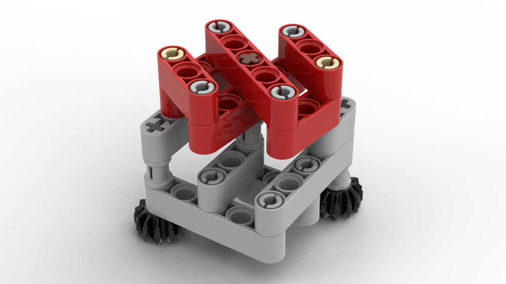 Lego Scissor Variable Distance Transmission