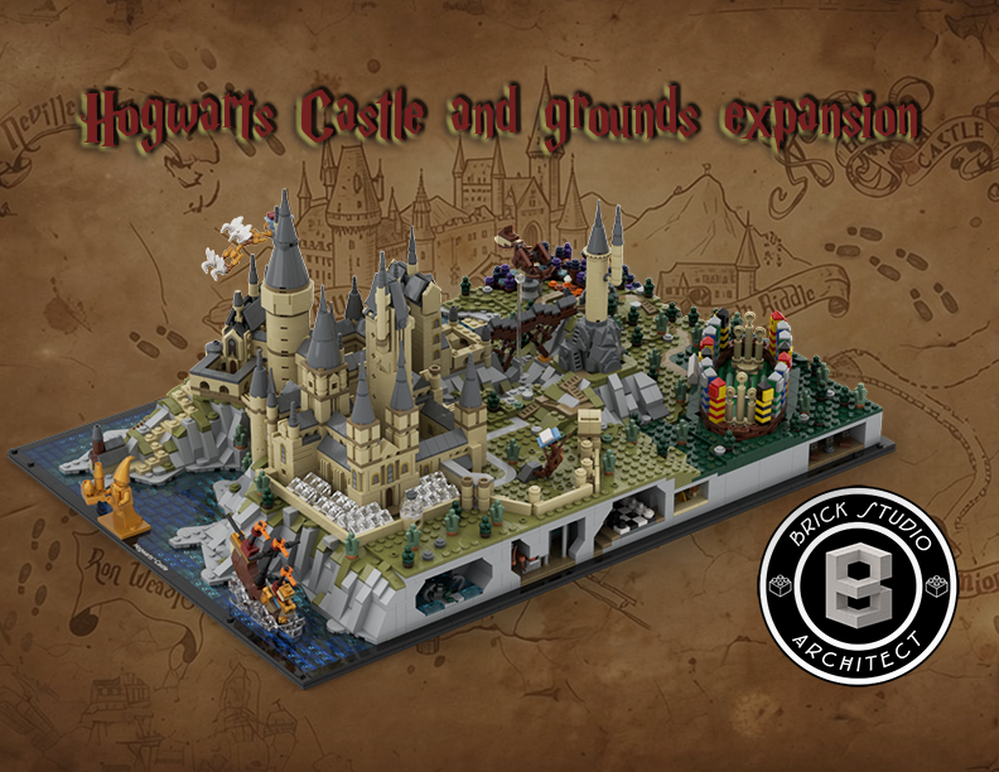 Lego Castle and Grounds modification and expansion