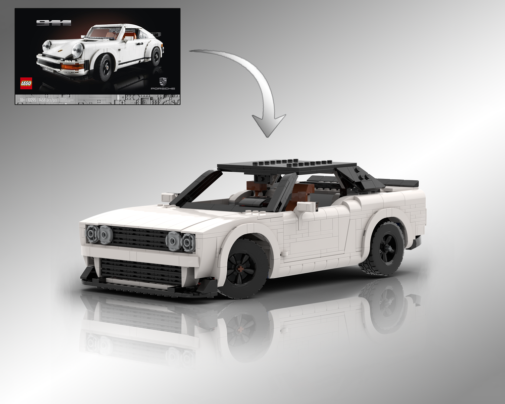 Lego 10295 Dodge Challenger Demon B Model