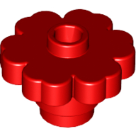 Lego Plant, Flower 2 x 2 - Round [Open Stud] / Red
