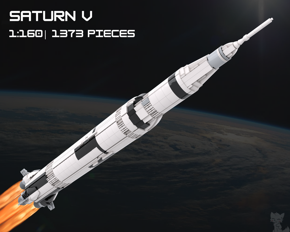Lego Saturn V | 1:160