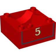 Lego Duplo Train Cab / Tender Base Thomas & Friends James #5 Print