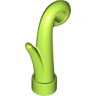 Lego Plant, Grass Stem with Bar Hole [3.2mm] / Lime