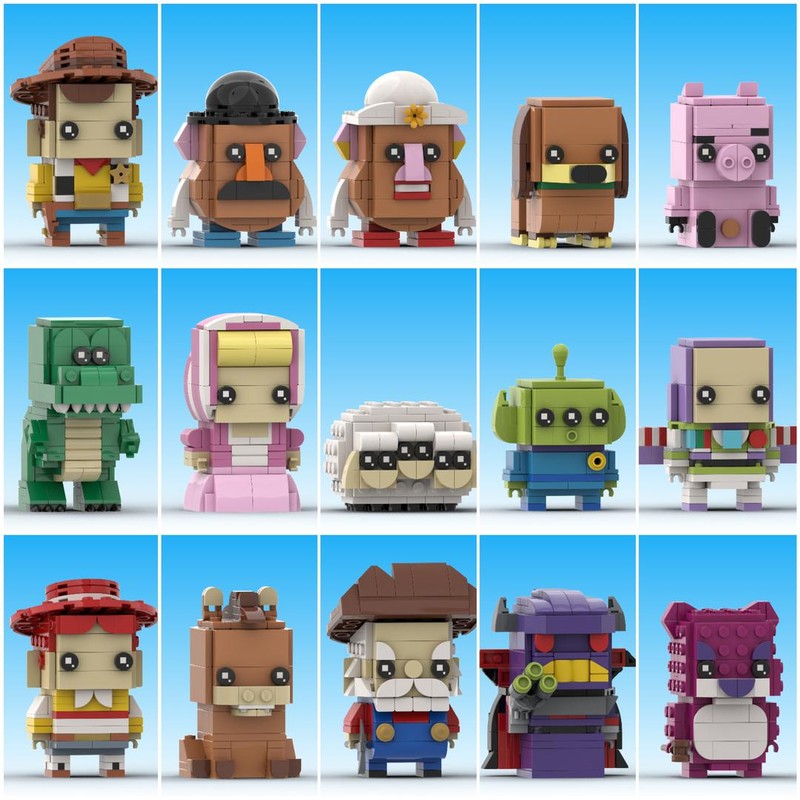 Lego "Toy Story" Trilogy Brickheadz Collection