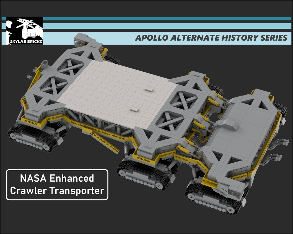 Lego Post-Apollo-Era Super Crawler Transporter MOC for Saturn V MLV