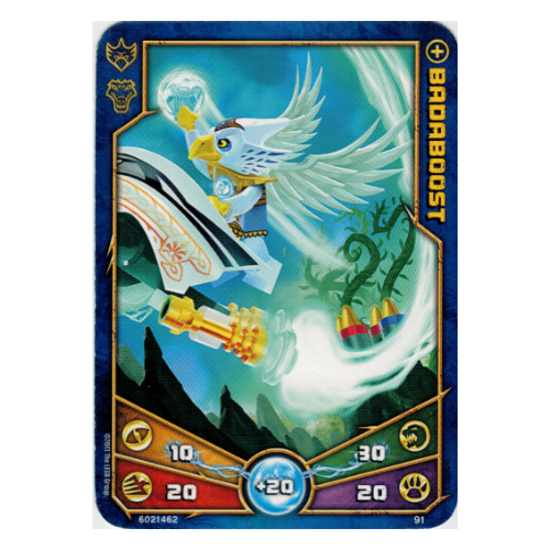Lego Trading Card, Legends of Chima Deck #1: 91 [Badaboost]
