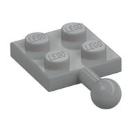 Lego Plate Special 2 x 2 with Towball / Light Bluish Gray