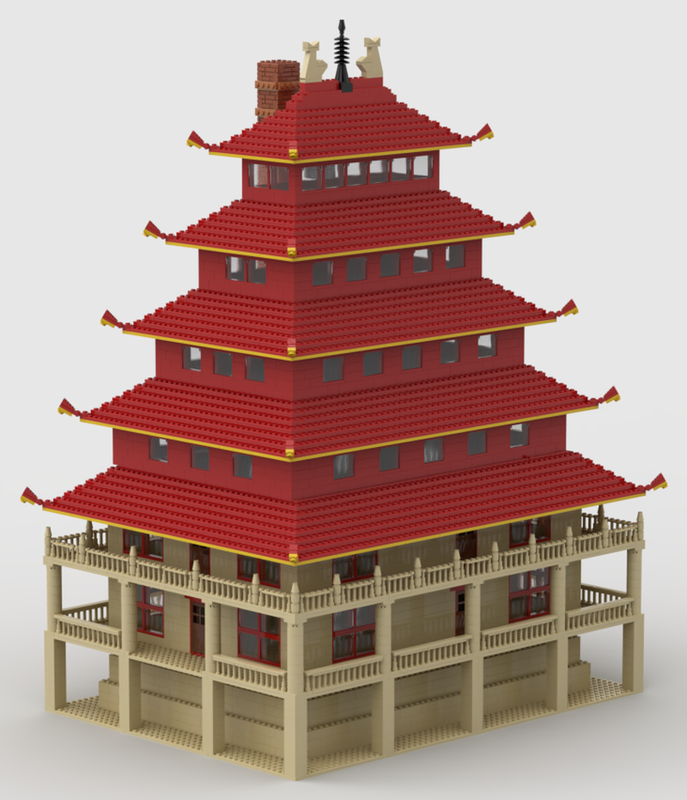 Lego Pagoda in Reading, PA