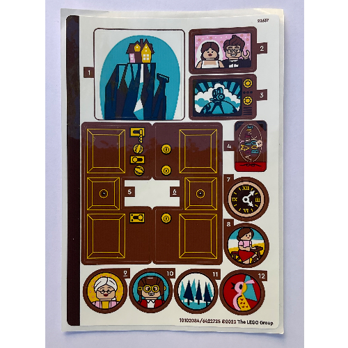 Lego Sticker Sheet for Set 43217-1