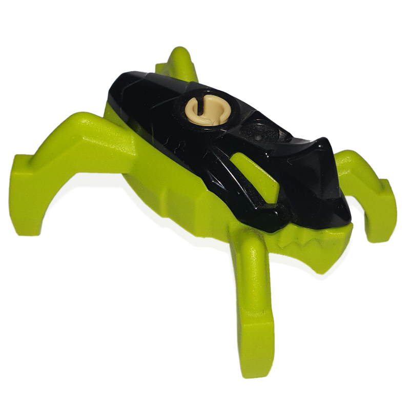 Lego Hero Factory Jumper, Black Top, Lime Base