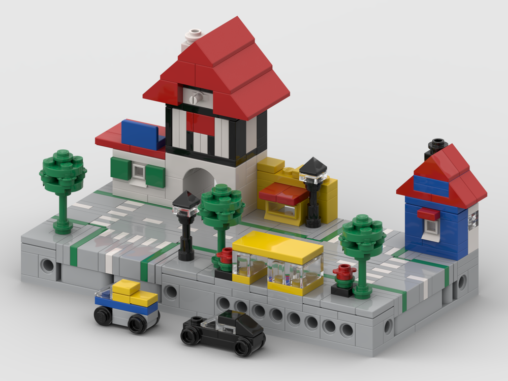 Lego 1589 - Town Square (microscale version)