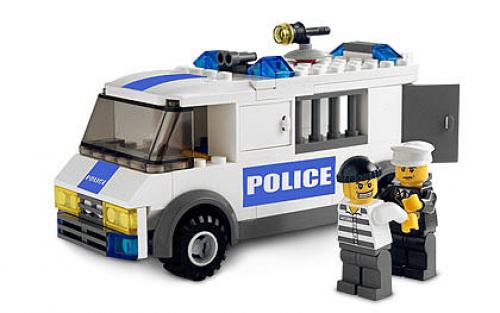 Lego Prisoner Transport - Blue Sticker Version