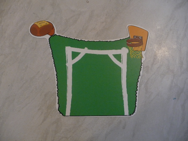 Lego Backdrop, Sports Field, for Set 7436-1