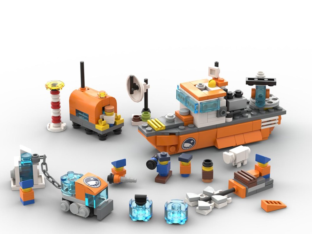 Lego 60062 Arctic Icebreaker Microscale