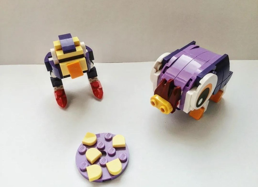 Lego Pig&Chick&mudpuddle