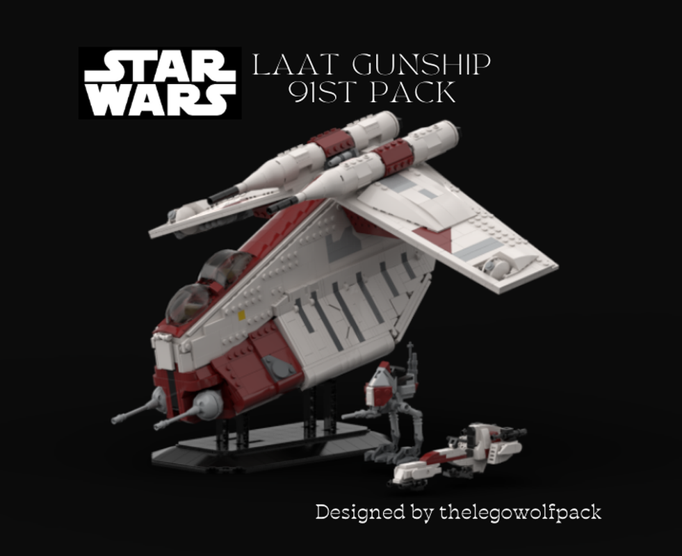 Lego LAAT gunship 91st pack