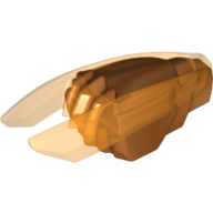 Lego Weapon Ninjago Time Blade with Trans-Orange Claws and Blades Pattern