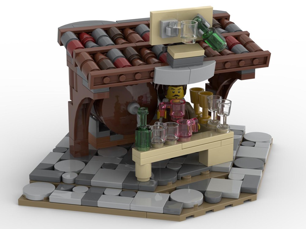 Lego Medieval Drink Stand
