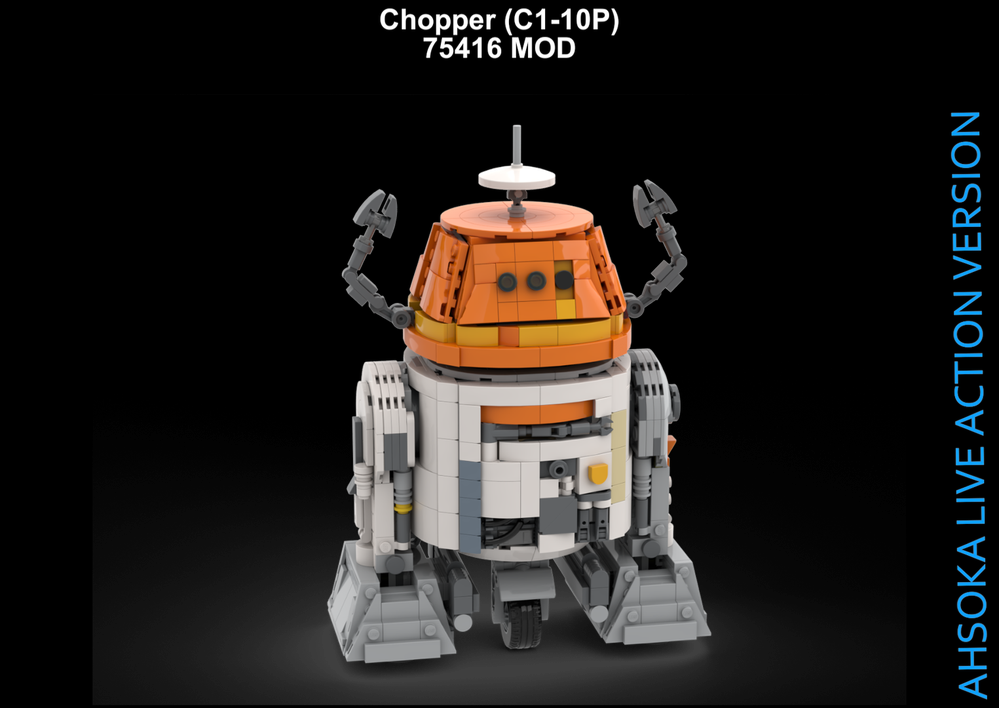 Lego Chopper C1-10P 75416 MOD