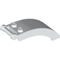 Lego Windscreen 6 x 2 x 2 with Handle / White