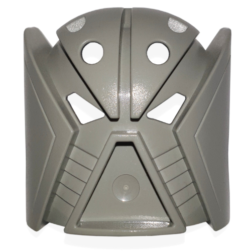 Lego Large Figure Mask Matatu (Turaga) / Light Gray