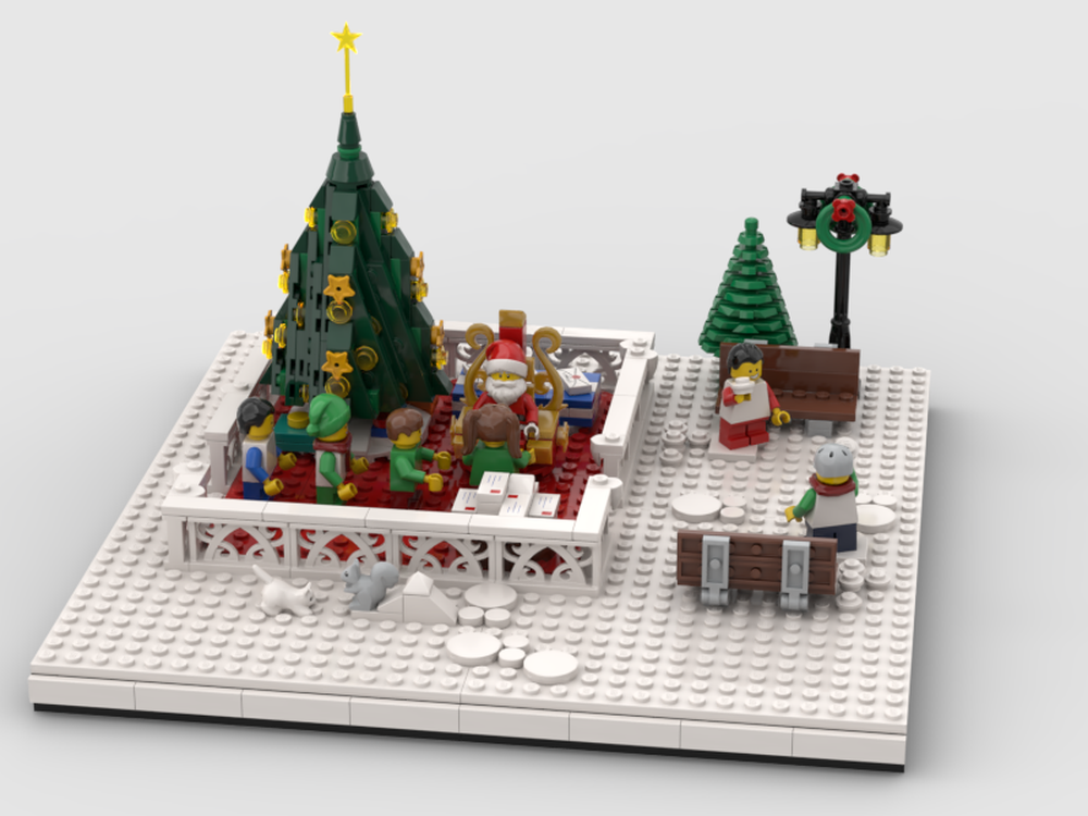 Lego Christmas Scenery - Request to Santa Claus - Part02