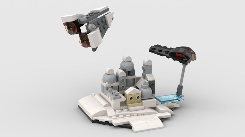 Lego 31134 Micro City and Starfighters