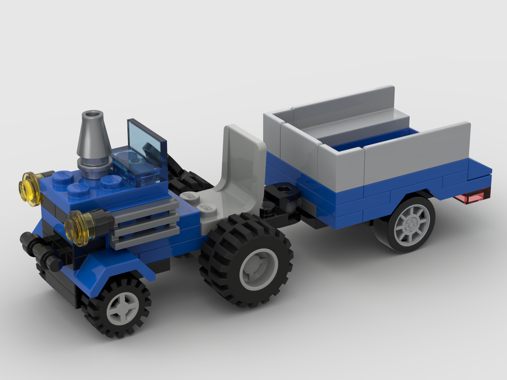 Lego 6647 - Tractor with Trailer - Redesign