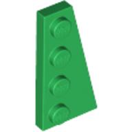 Lego Wedge Plate 4 x 2 Right / Green
